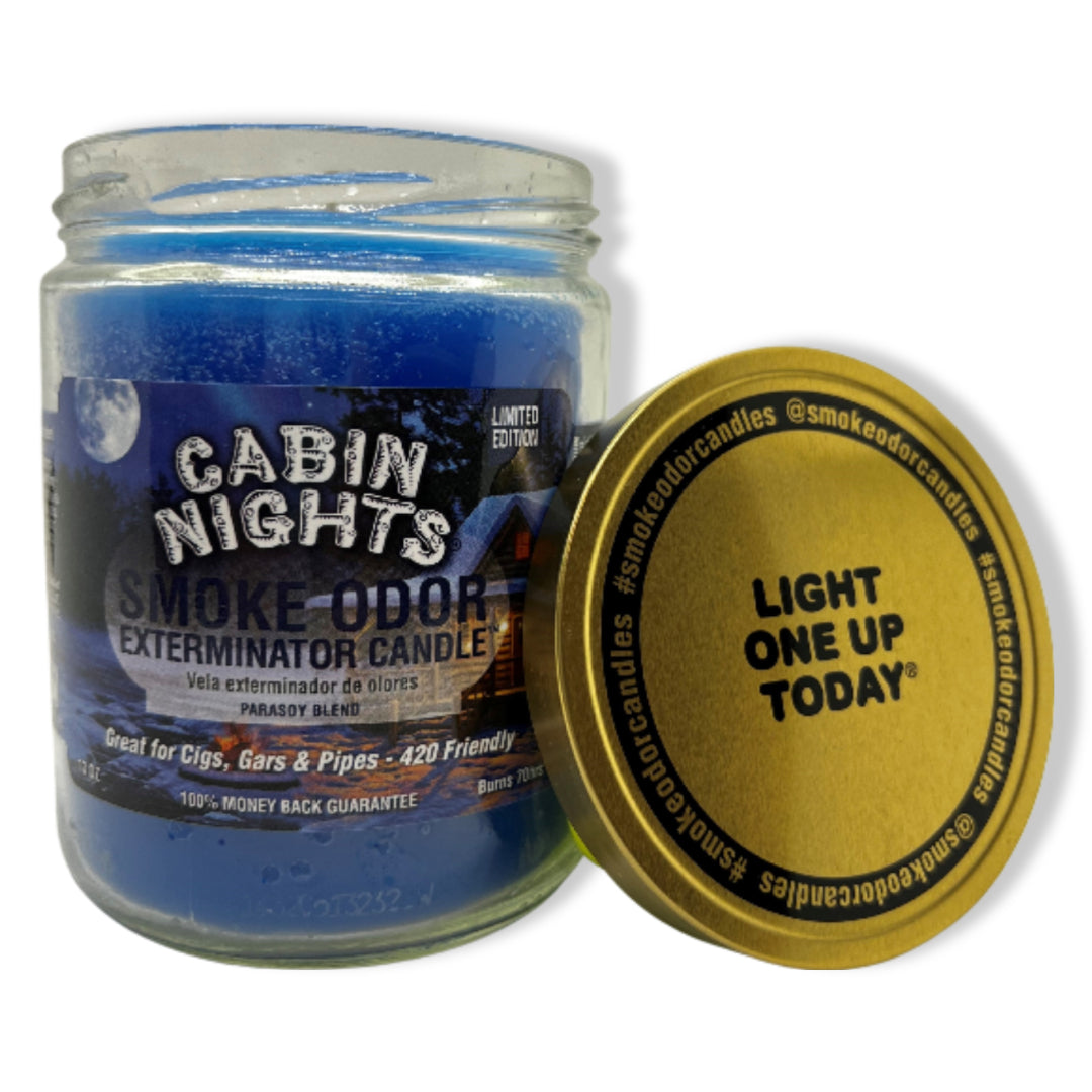Smoke Odor Candle - Cabin Nights