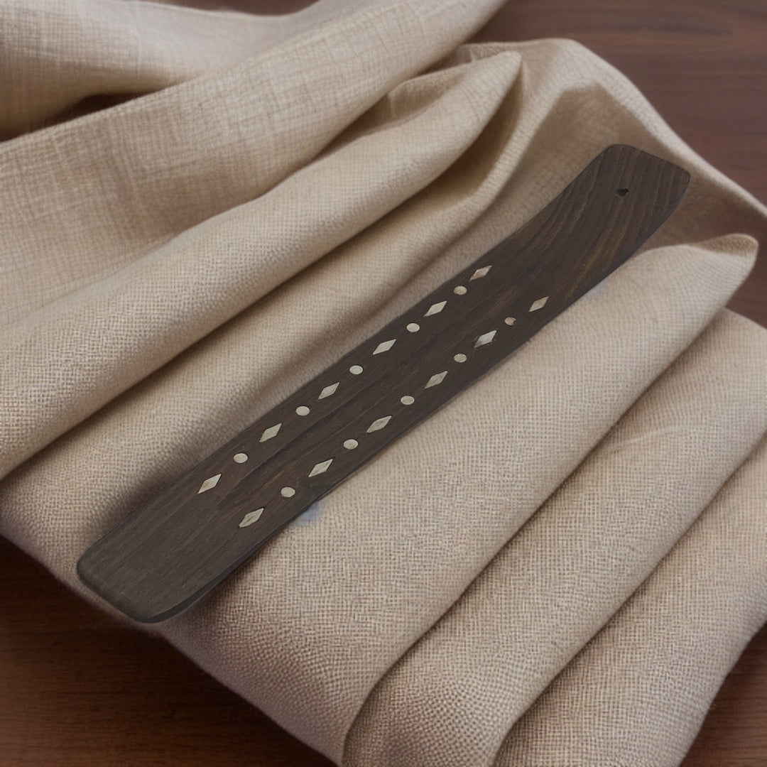 Wooden Incense Holder - Ivory Diamond