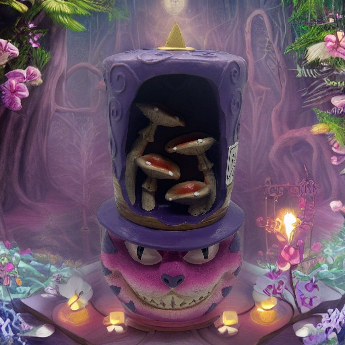 Cheshire Cat Backflow Incense Burner