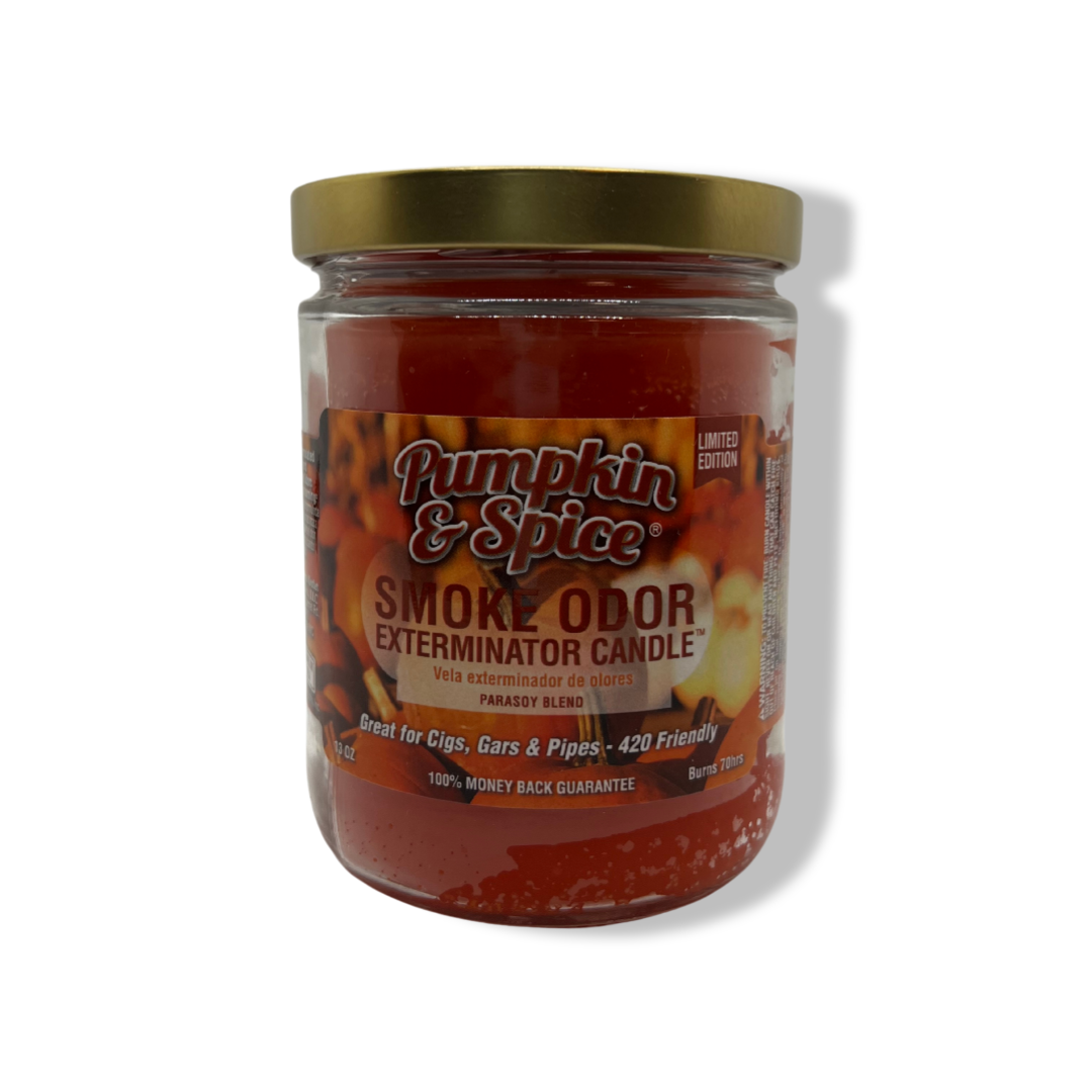 Smoke Odor Candle - Pumpkin & Spice