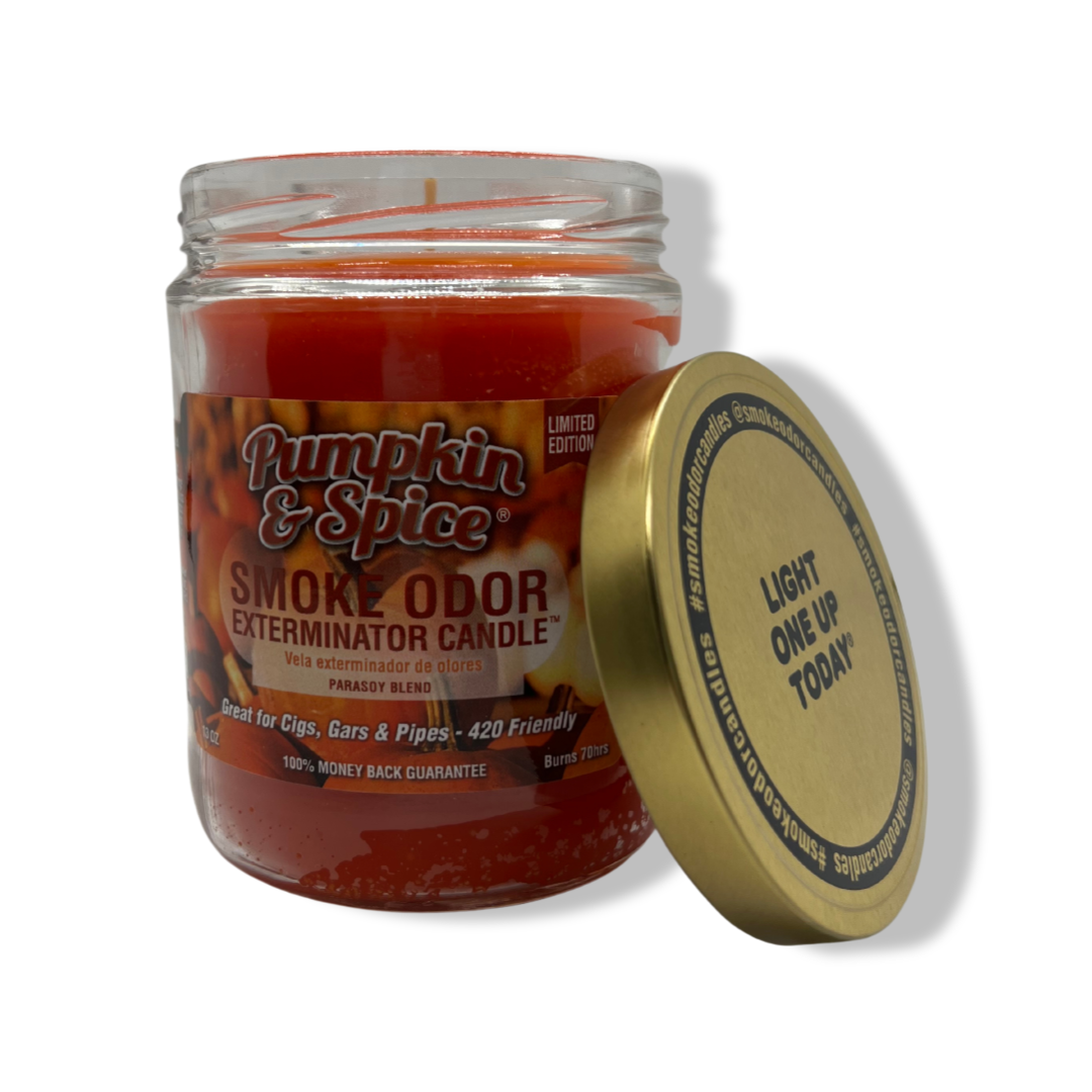 Smoke Odor Candle - Pumpkin & Spice