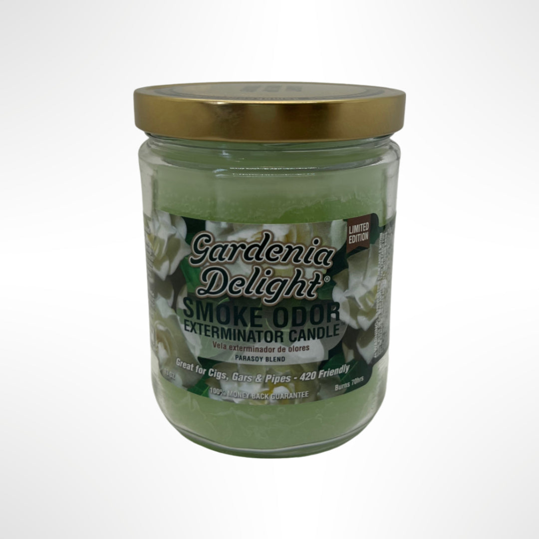 Smoke Odor Exterminator Candle - Gardenia Delight