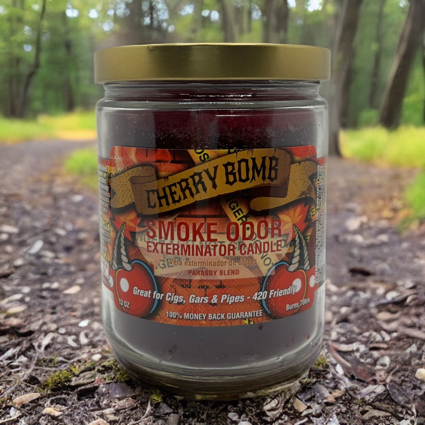 Smoke Odor Exterminator Candles - Cherry Bomb