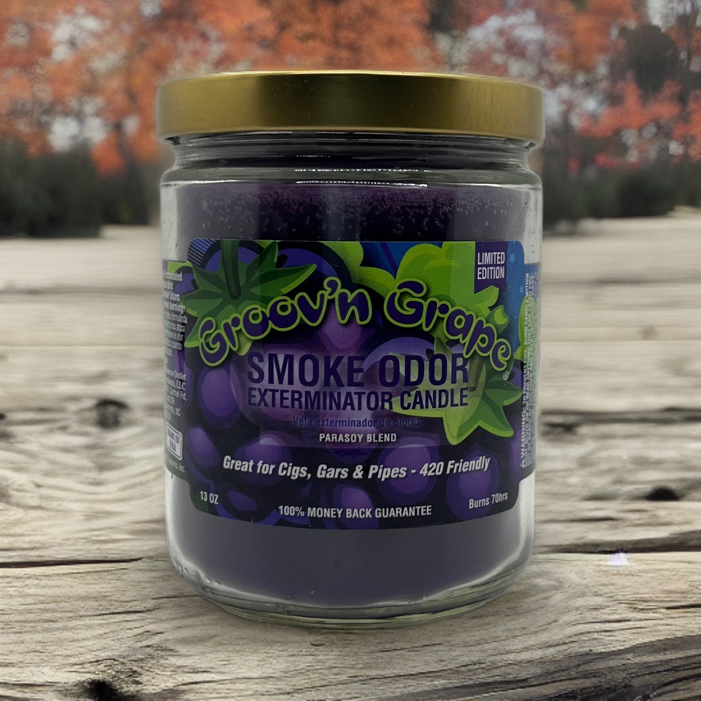 Smoke Odor Exterminator Candle - Groov'n Grape