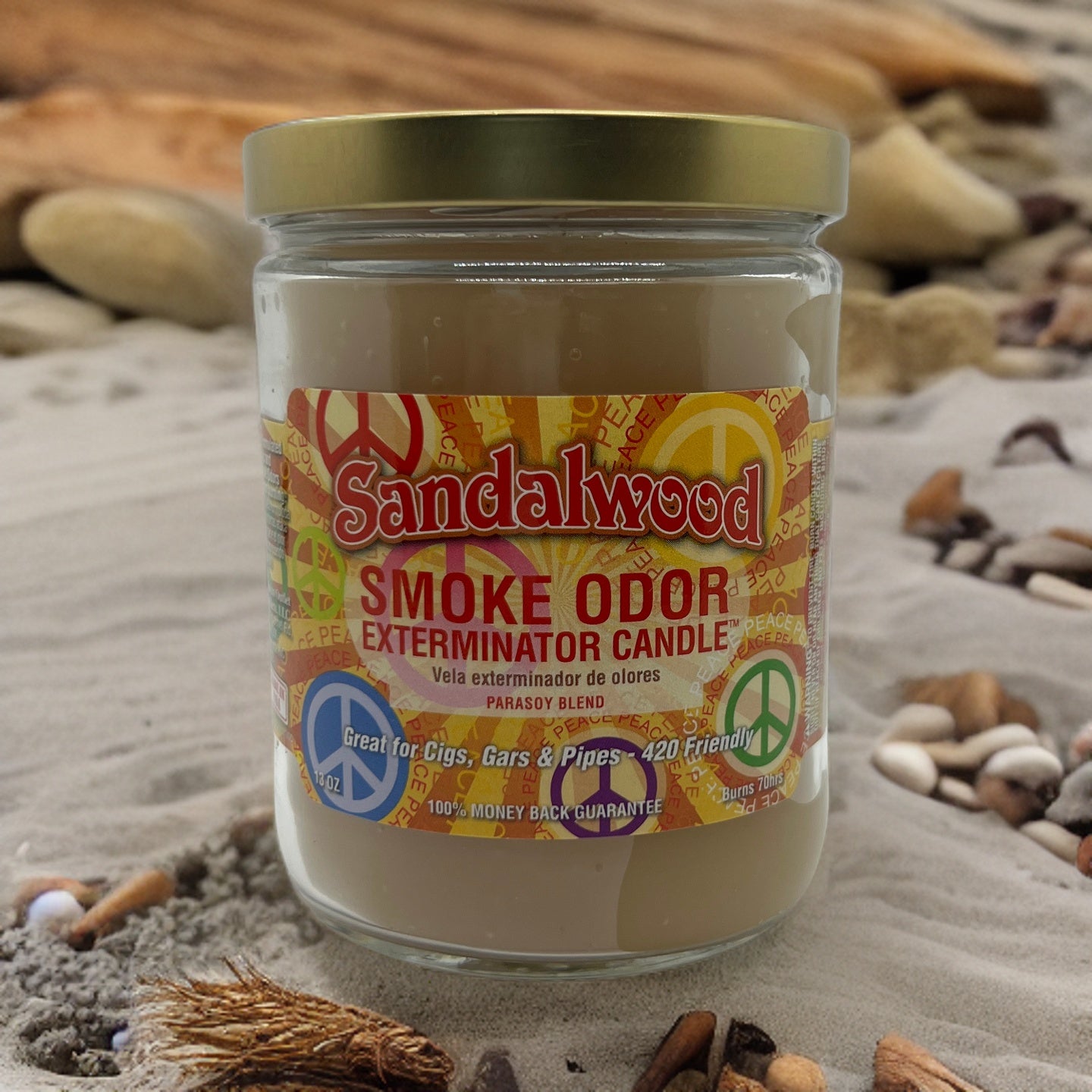 Smoke Exterminator Candle - Sandalwood