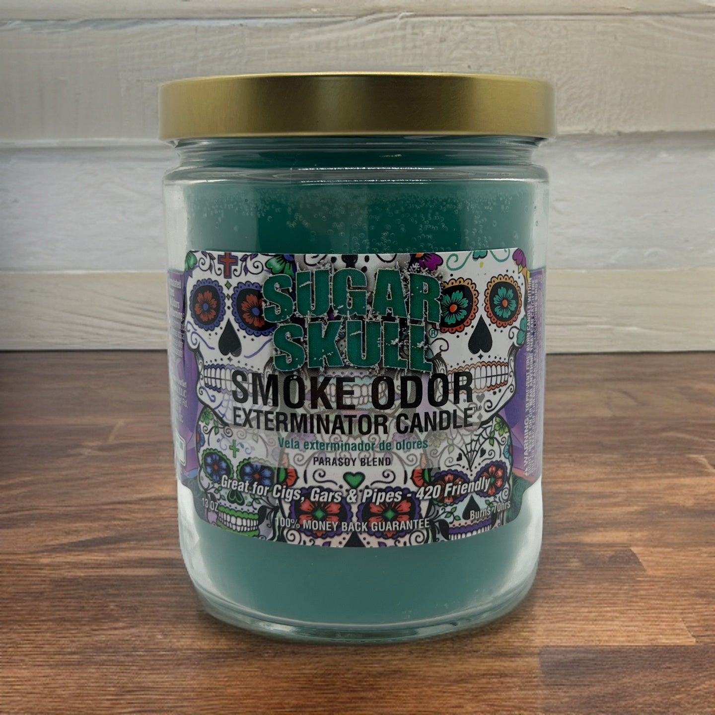 Smoke Odor Exterminator Candle - Sugar Skull