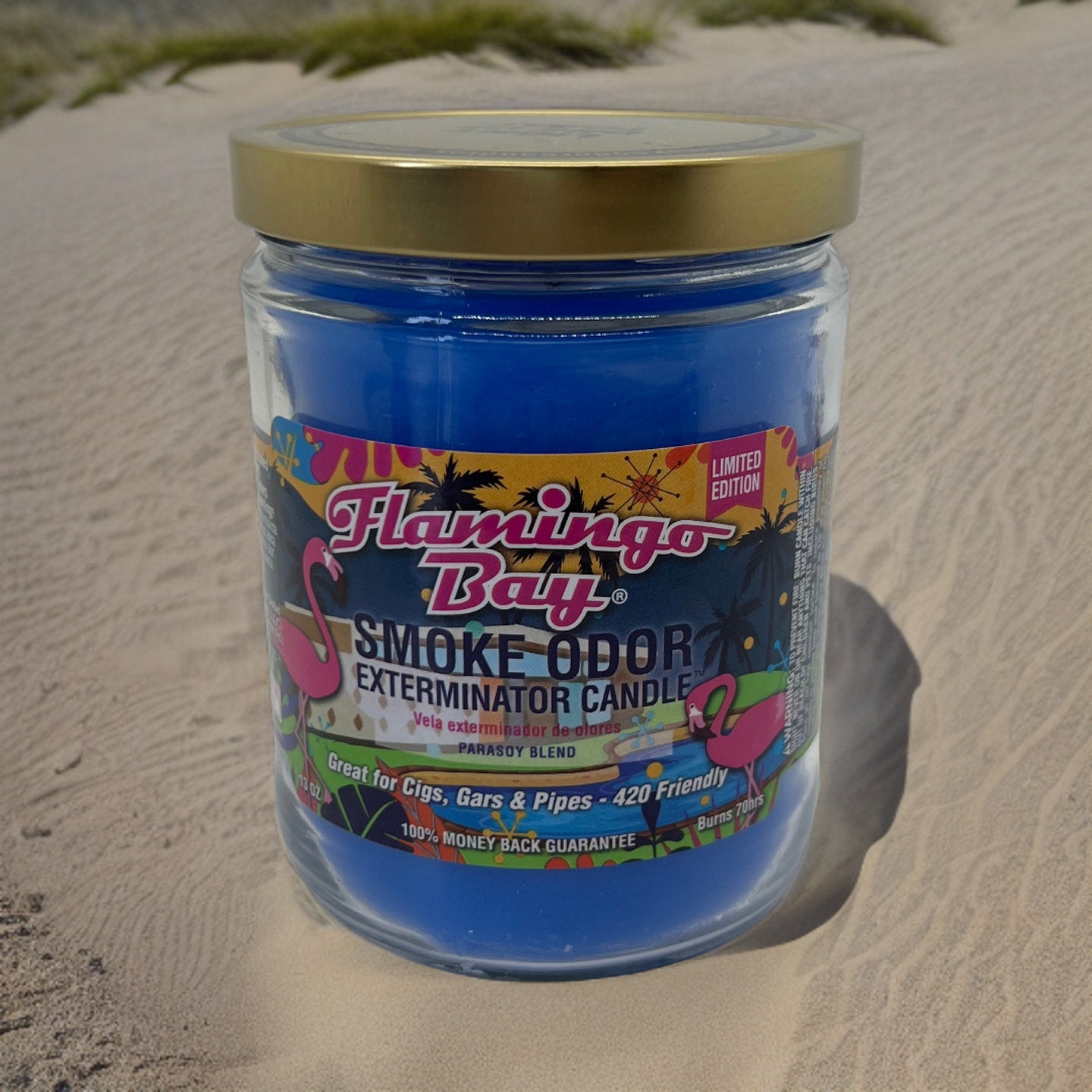 Smoke Odor Exterminator Candle - Flamingo Bay