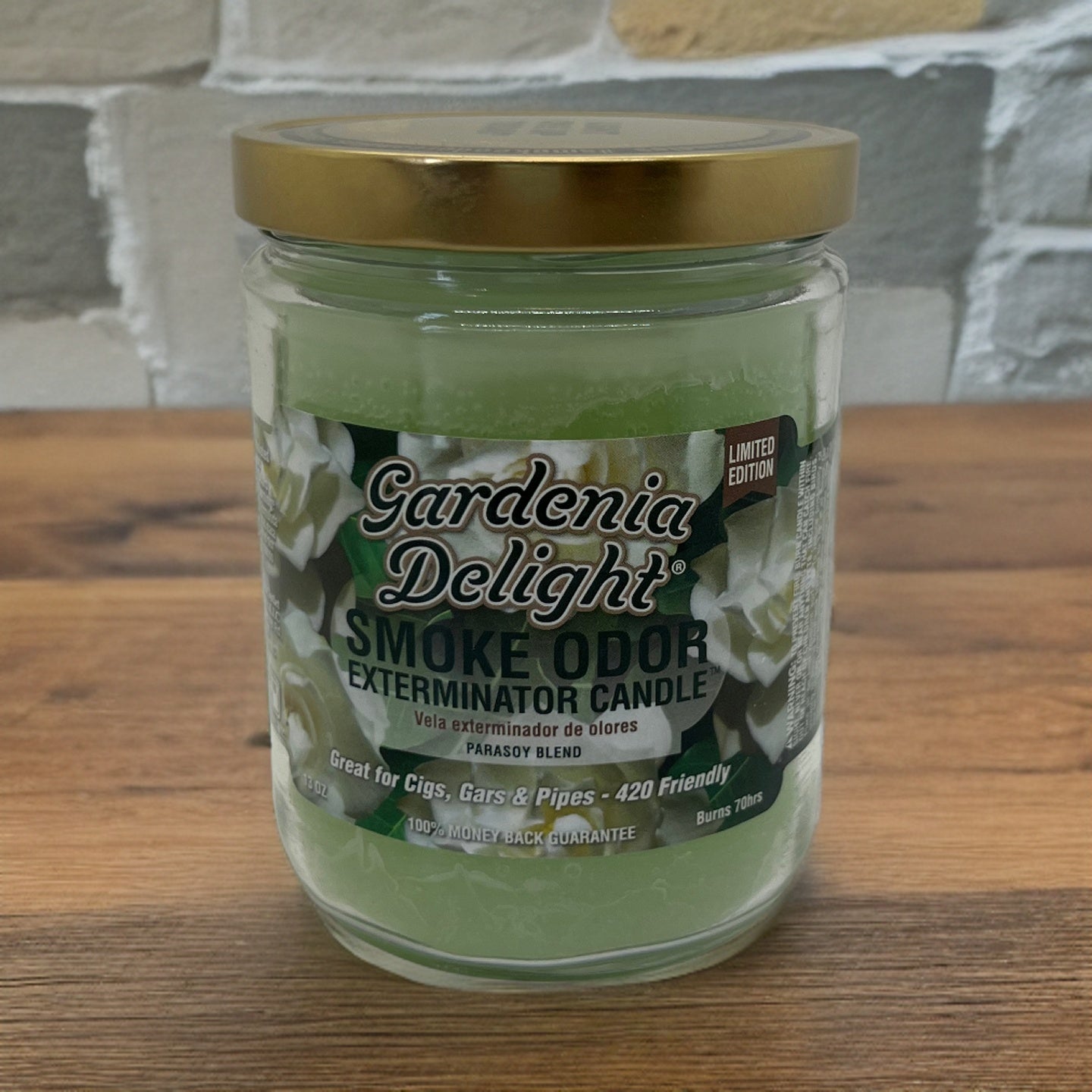 Smoke Odor Exterminator Candle - Gardenia Delight