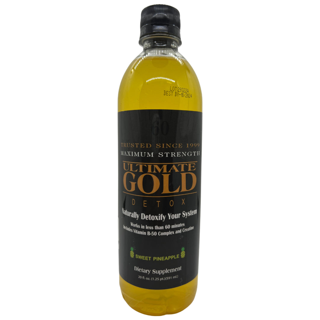 Ultimate Gold Detox- Sweet Pineapple 20 oz