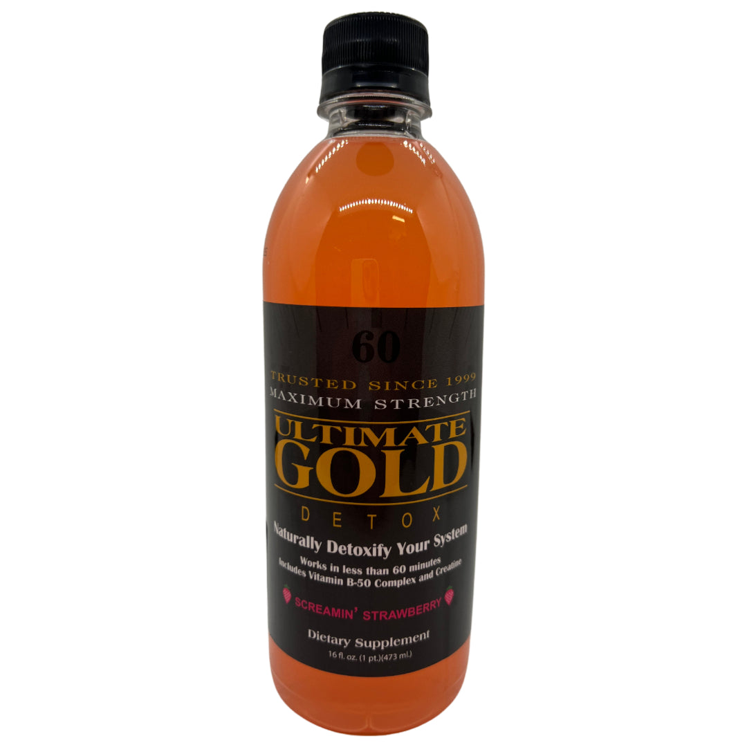 Ultimate Gold Detox - Screaming Strawberry 16oz