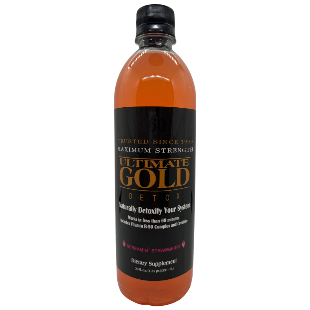 Ultimate Gold Detox - Screaming Strawberry 20oz