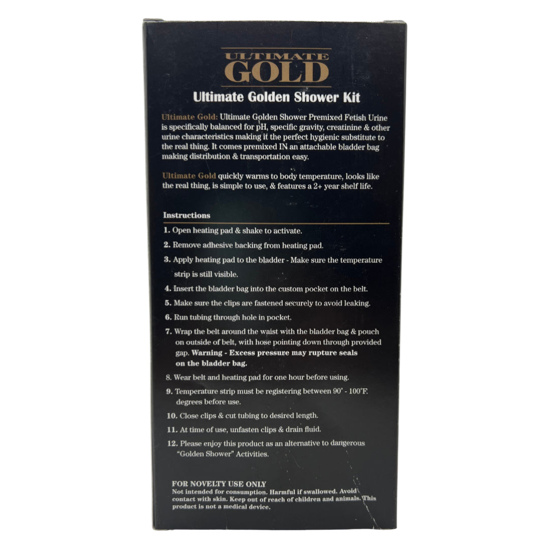 Ultimate Gold: Ultimate Golden Shower Kit