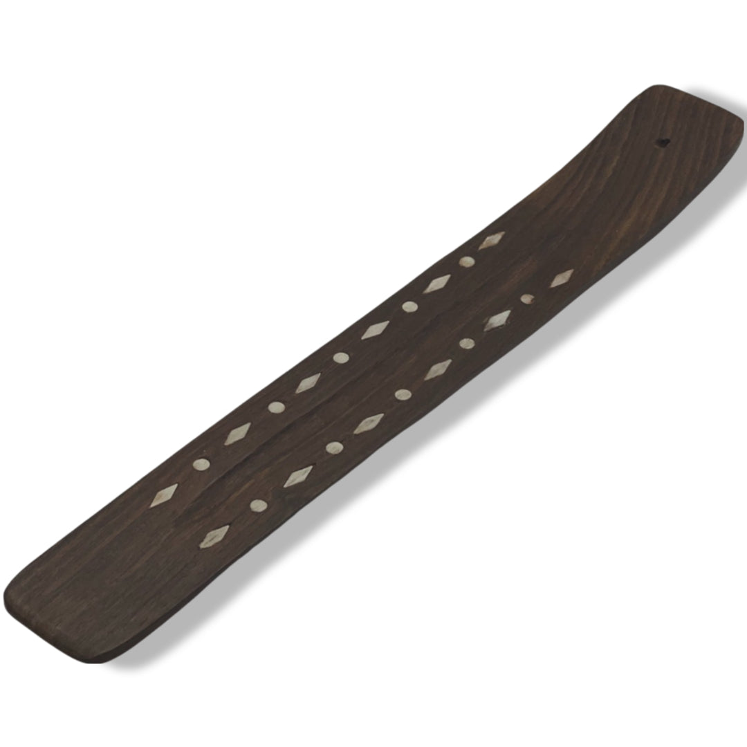 Wooden Incense Holder - Ivory Diamond