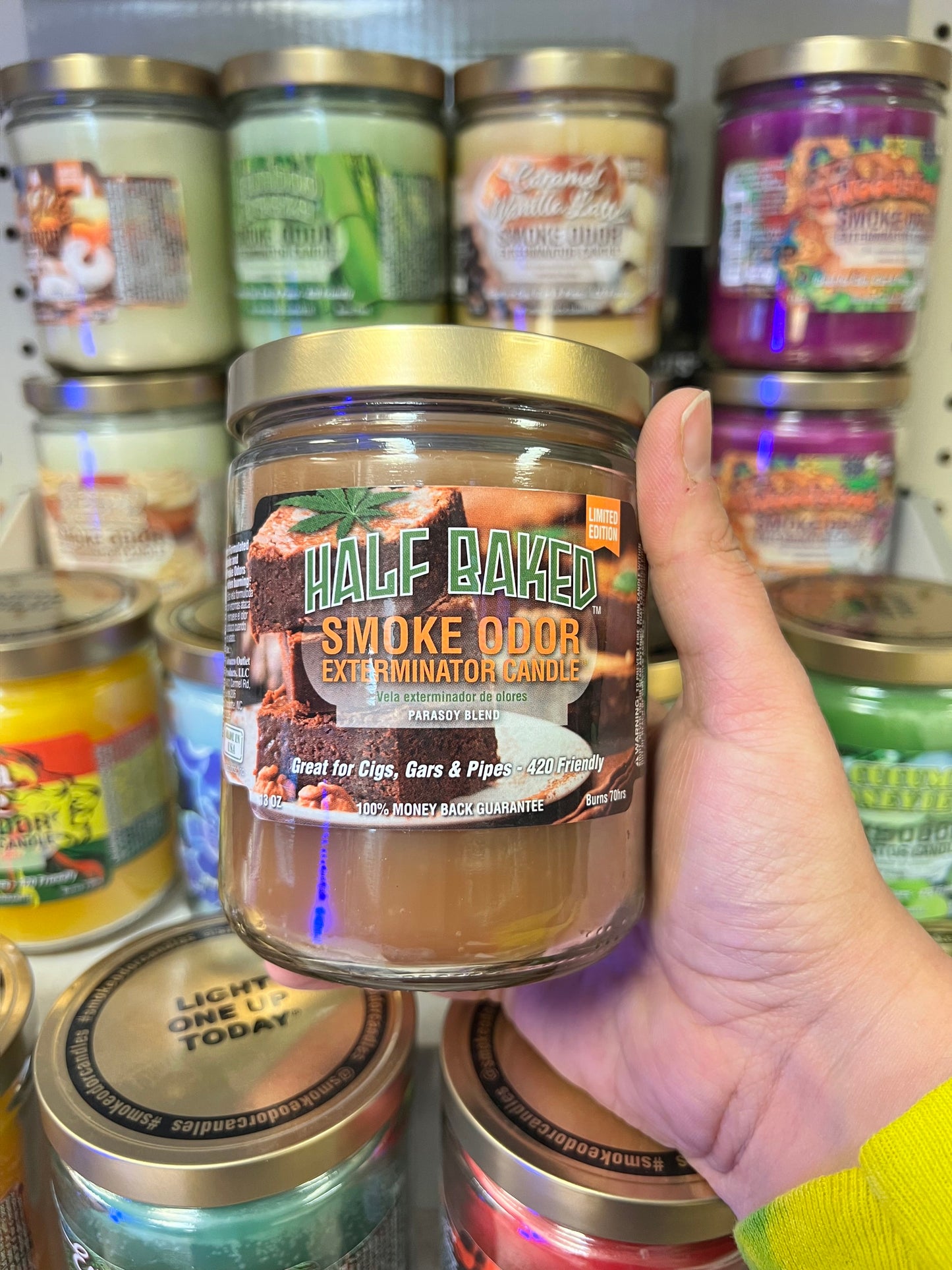 Smoke Odor Exterminator Candle Half Baked