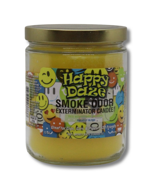 Smoke Odor Exterminator Candle Happy Daze