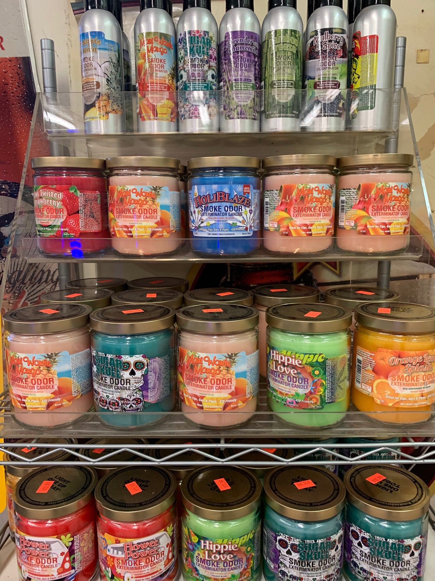 Smoke Odor Candles