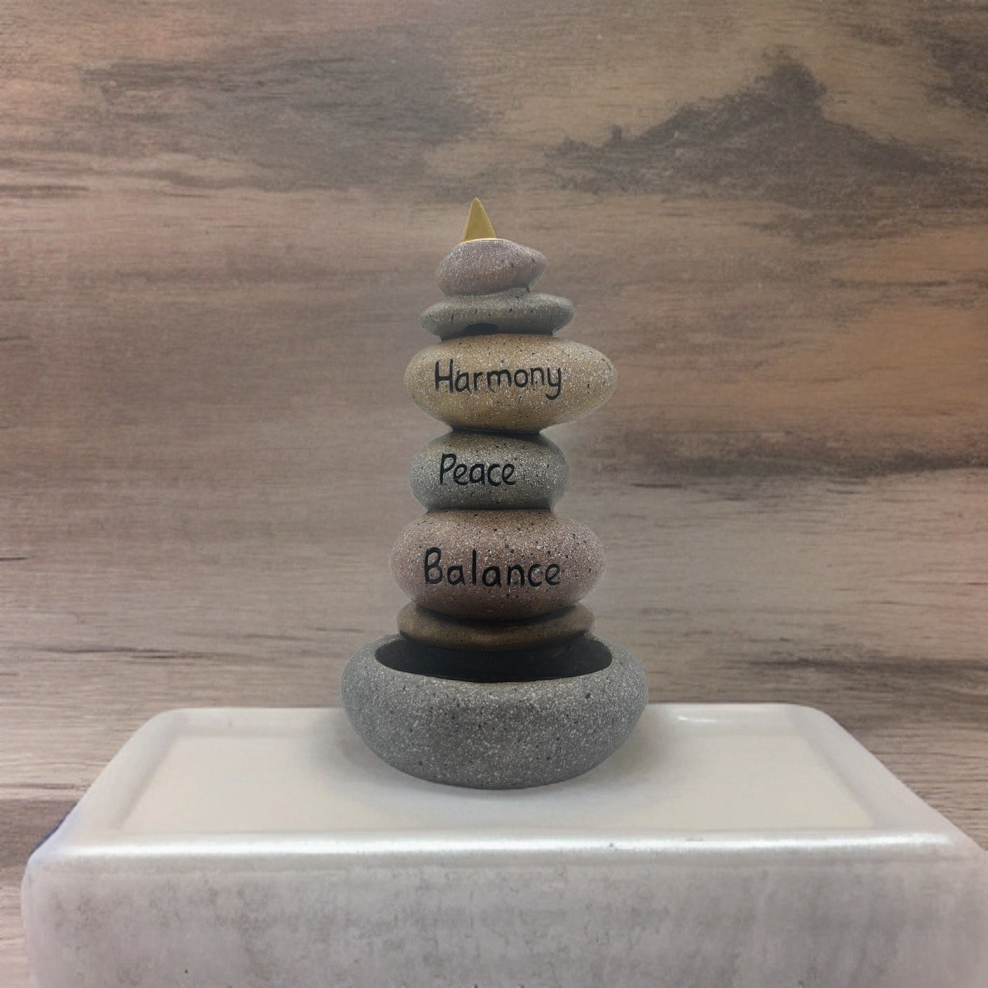 Harmony, Peace, Balance Backflow Burner