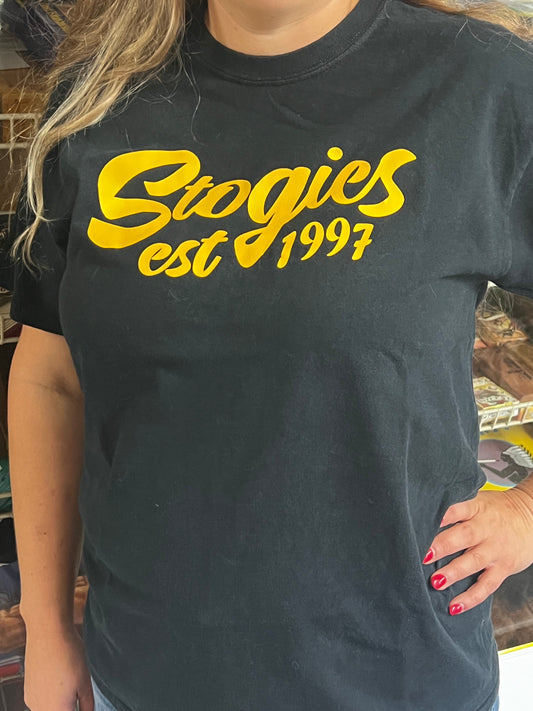 Cursive Stogie's Logo T-Shirt