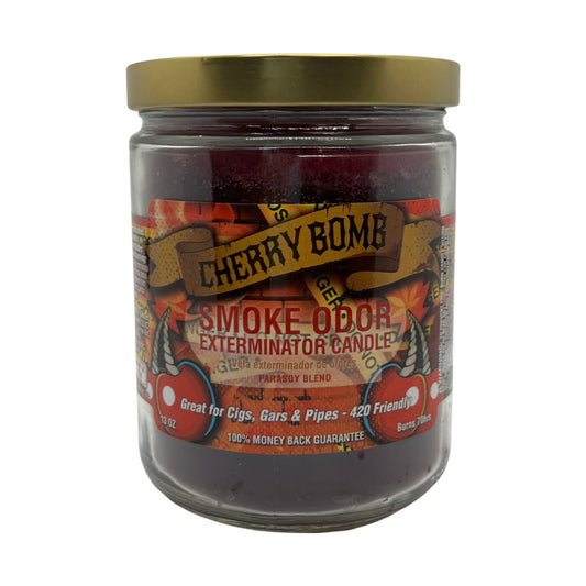 Smoke Odor Exterminator Candles - Cherry Bomb