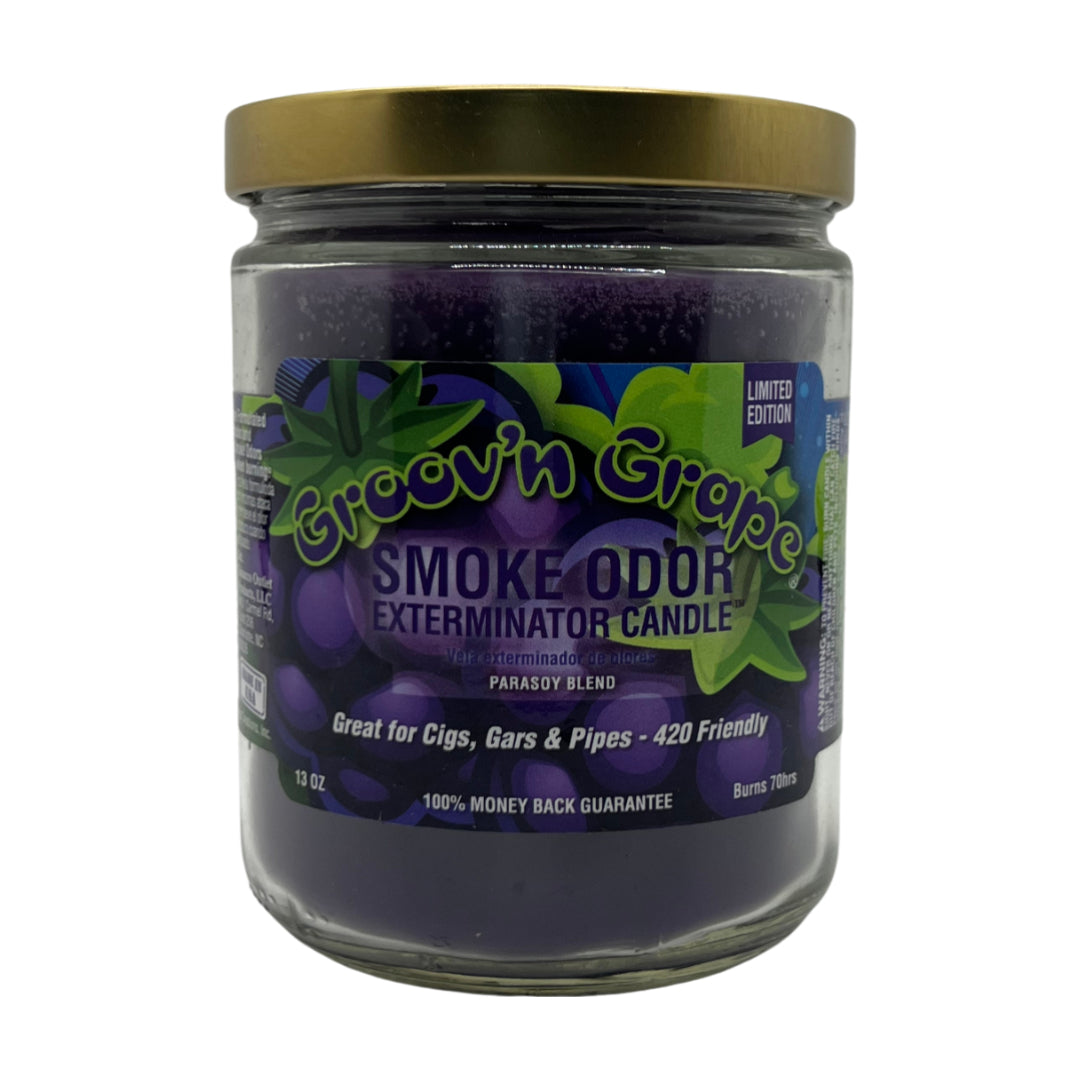 Smoke Odor Exterminator Candle - Groov'n Grape