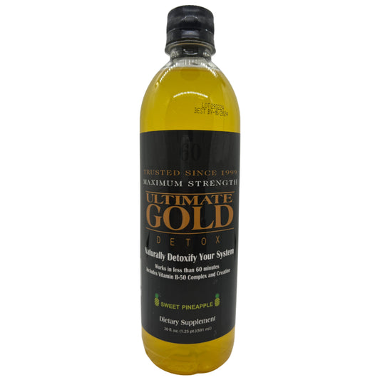 Ultimate Gold Detox- Sweet Pineapple 20 oz