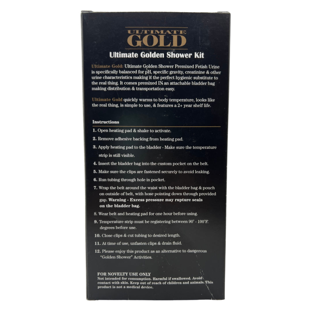 Ultimate Gold: Ultimate Golden Shower Kit