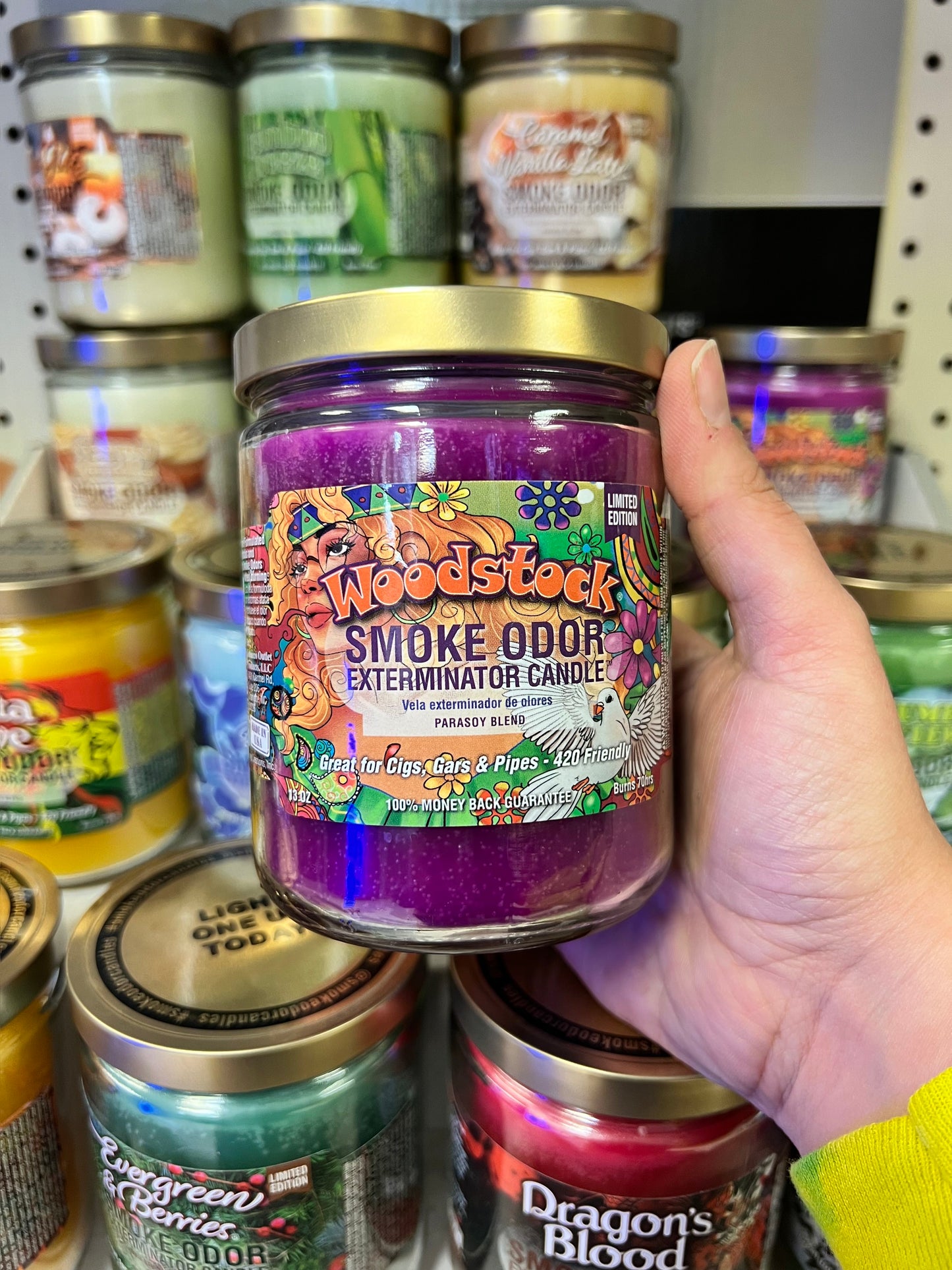Smoke Odor Exterminator Candle Woodstock