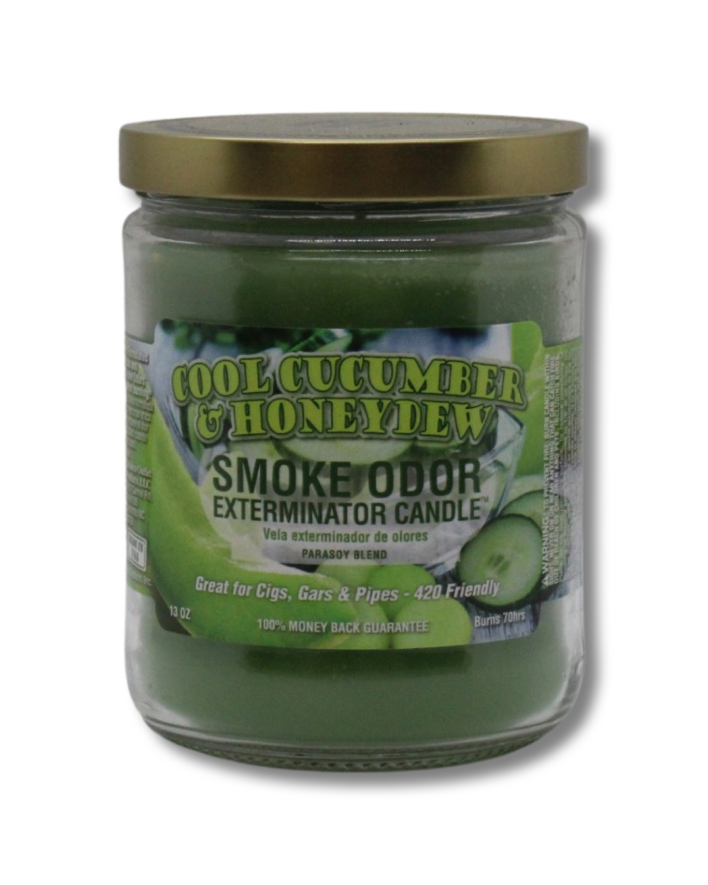 Smoke Odor Exterminator Candle Cool Cucumber Honeydew
