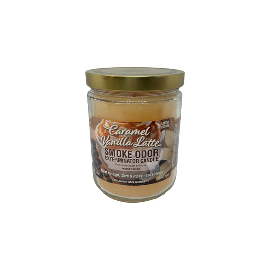 Smoke Odor Exterminator Candle Caramel Vanilla Latte