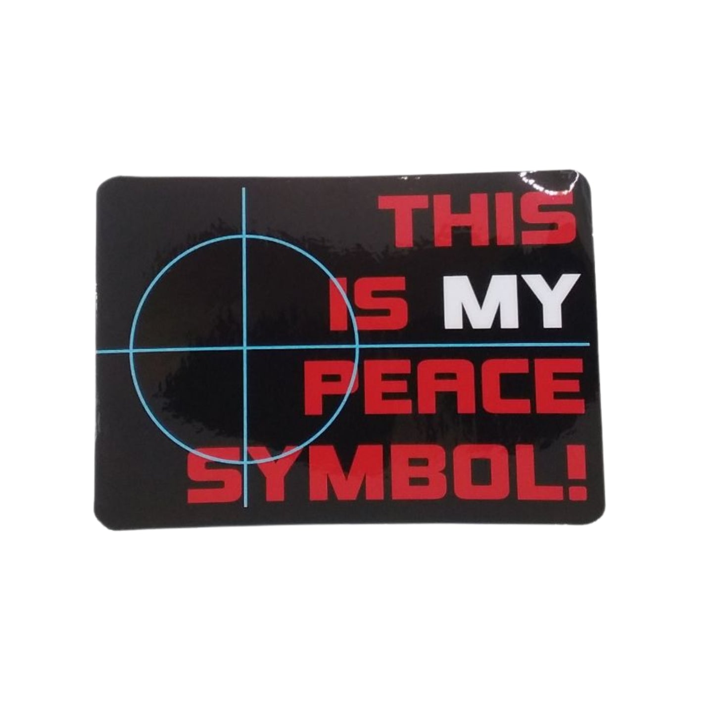 This Is My Peace Symbol! - Sticker