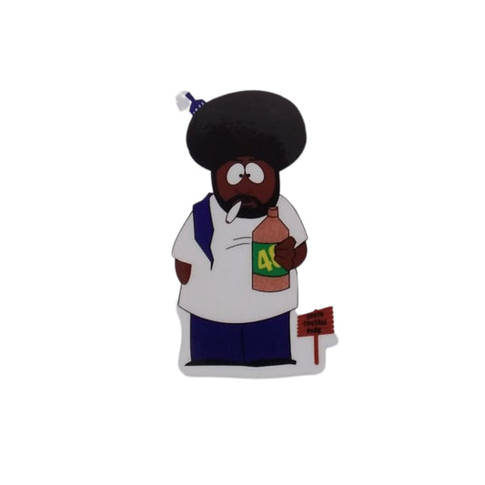 South Park Chef Smoking - Sticker