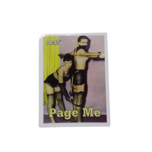 Page Me, 2 Woman Bondage, nc17 - Sticker