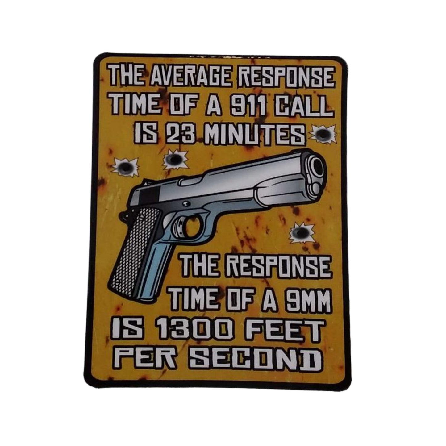 The Average Response Time of.... - Sticker