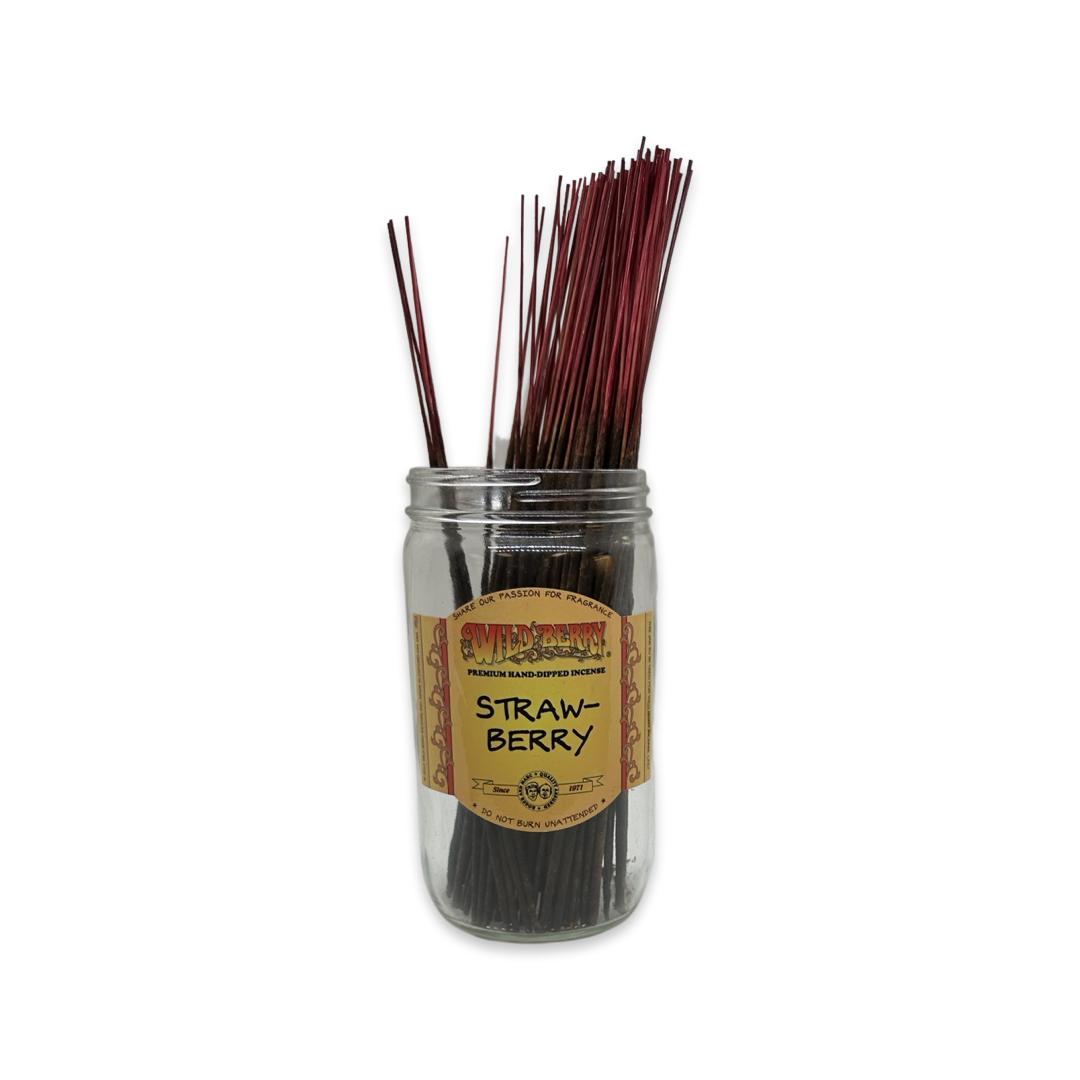 Wild Berry Incense Sticks- Strawberry 100pc