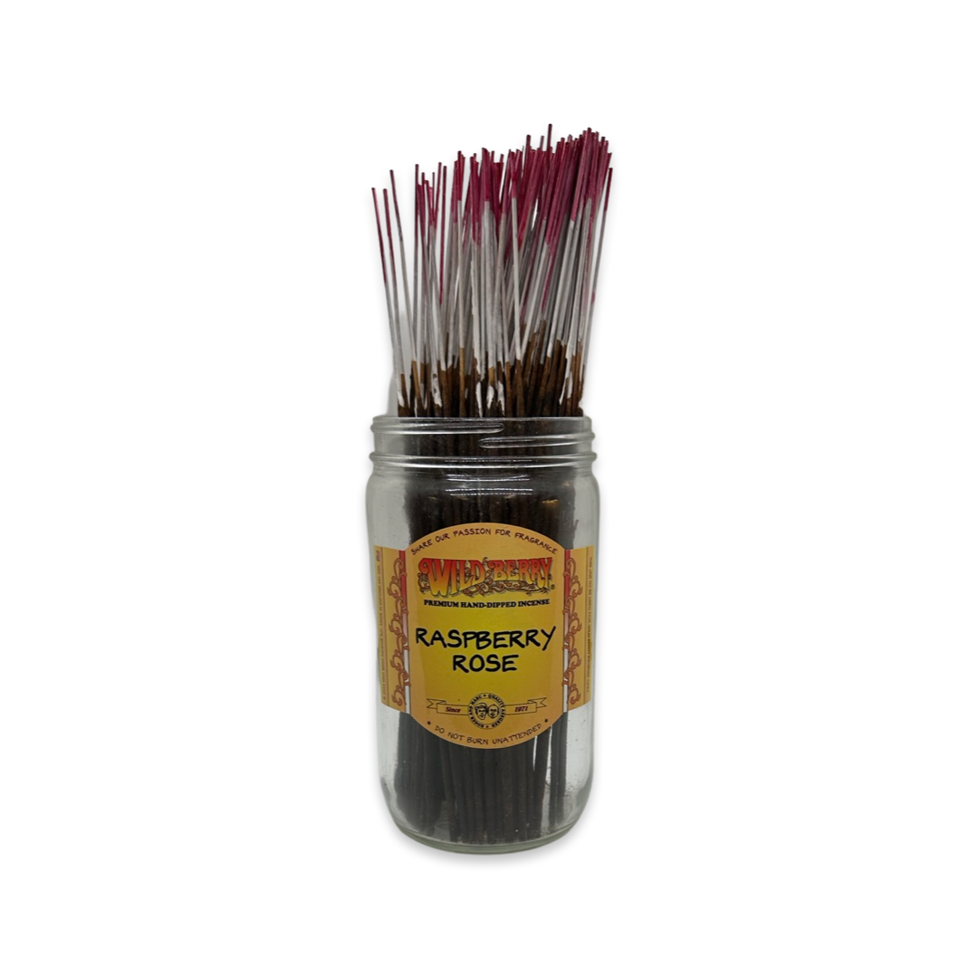 Wild Berry Incense Sticks - Raspberry Rose 100 pc
